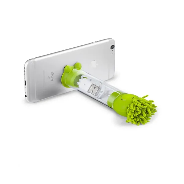 5.5" x 1.5" MopToppers® AS plastic, silicone and microfiber charging cable... from ASI 79530 Prime Line