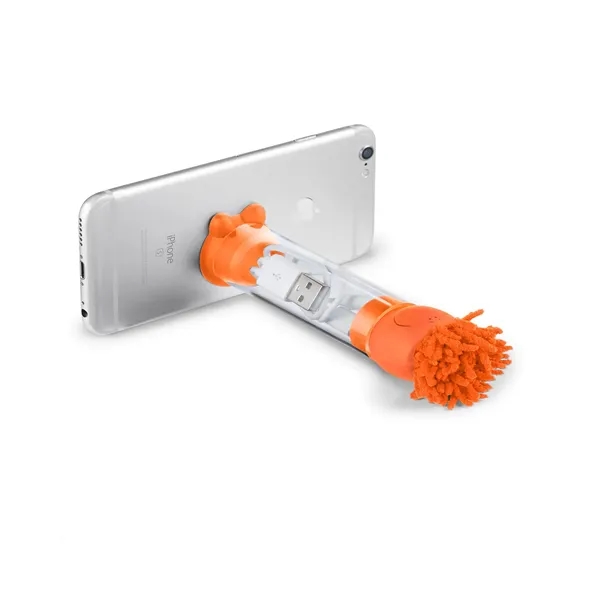 5.5" x 1.5" MopToppers® AS plastic, silicone and microfiber charging cable... from ASI 79530 Prime Line