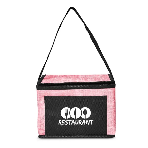 8.25" x 6.25" x 5.75" 70GSM non-woven polypropylene denim-look cooler tote... from ASI 79530 Prime Line