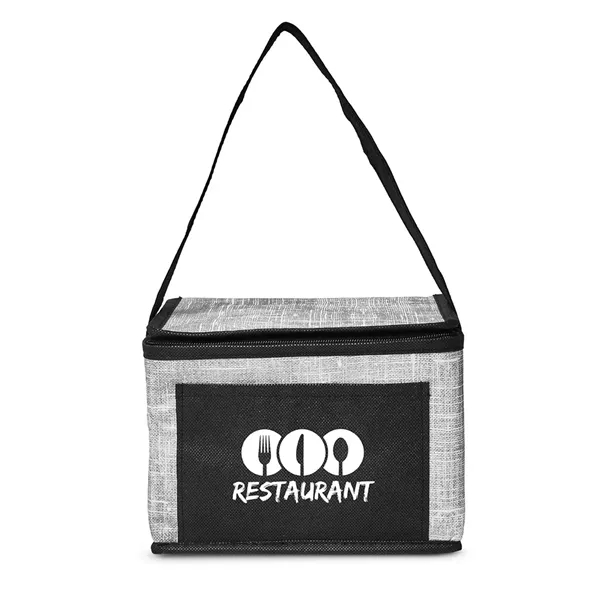 8.25" x 6.25" x 5.75" 70GSM non-woven polypropylene denim-look cooler tote... from ASI 79530 Prime Line