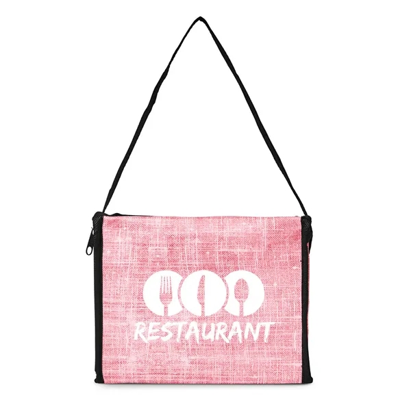 8.25" x 6.25" x 5.75" 70GSM non-woven polypropylene denim-look cooler tote... from ASI 79530 Prime Line