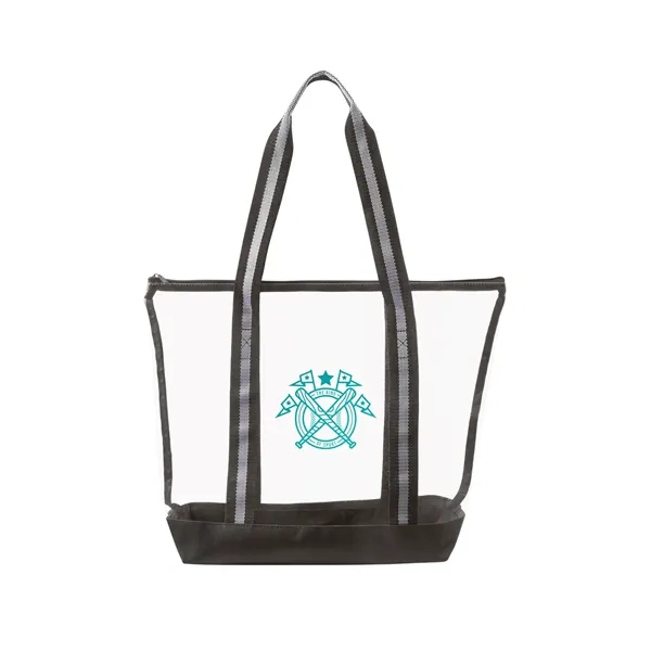 All Access Clear Tote Bag with Zipper... from ASI 79530 Prime Line