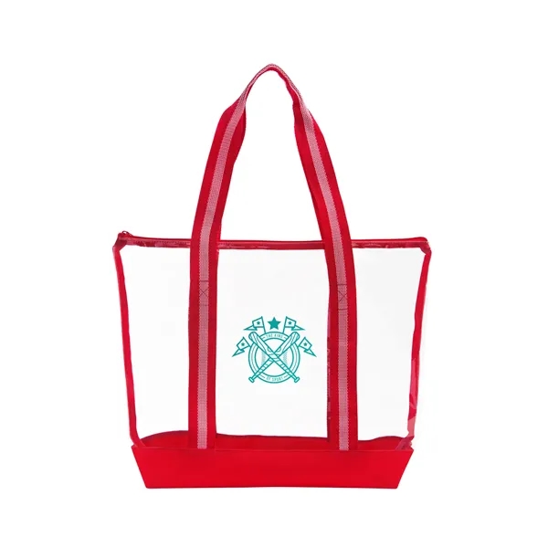 All Access Clear Tote Bag with Zipper... from ASI 79530 Prime Line
