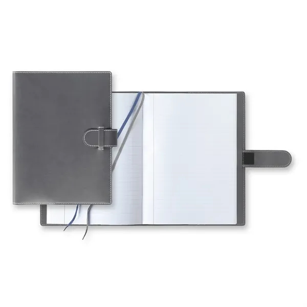 Journal with 256 pages of gray-line white paper, stitched edges, dual... from ASI 68507 The Magnet Group / Castelli