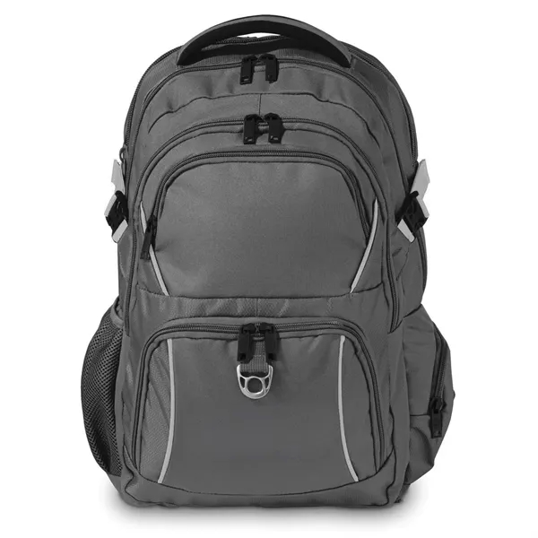 Ergonomically vented ripstop and polyester Mercury backpack with 17" laptop and... from ASI 68507 The Magnet Group / The Bag Factory®