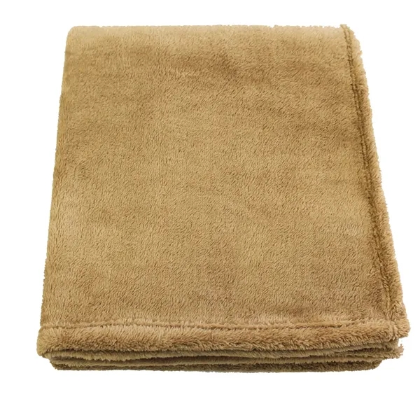 Soft, warm, and comfortable 60" x 50" 230 GSM Velura blanket.... from ASI 68507 The Magnet Group