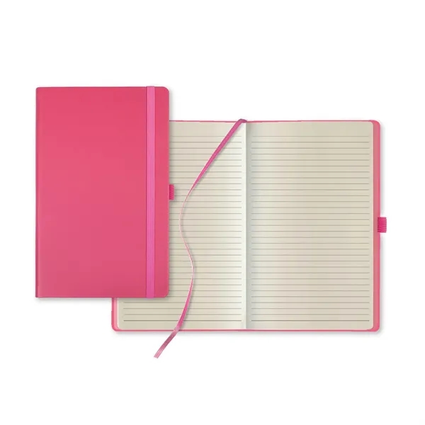 5 1/4" x 8 3/8" journal with a ribbon marker, pen... from ASI 68507 The Magnet Group / Castelli