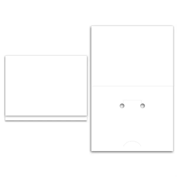 4.25" x 6.25" bifold button card for presenting promotional buttons.... from ASI 68507 The Magnet Group / Magnet LLC™