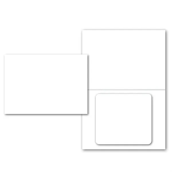 Bi-fold greeting card with magnetic one-year calendar.... from ASI 68507 The Magnet Group / Magnet LLC™