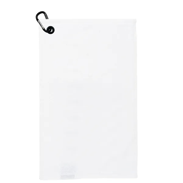 18" x 11" terry velour golf towel.... from ASI 68507 The Magnet Group
