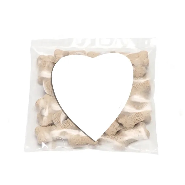 Mini Snack Bag w/ Small Heart Magnet Pet Fill... from ASI 68507 The Magnet Group