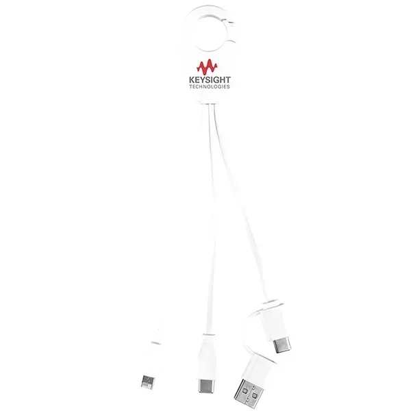 5-in-1 charging cable with Micro USB and Type-C connectors.... from ASI 62660 Innovation Line