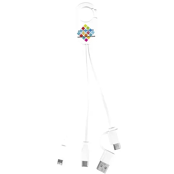 5-in-1 charging cable with Micro USB and Type-C connectors.... from ASI 62660 Innovation Line