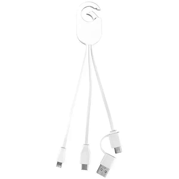 5-in-1 charging cable with Micro USB and Type-C connectors.... from ASI 62660 Innovation Line
