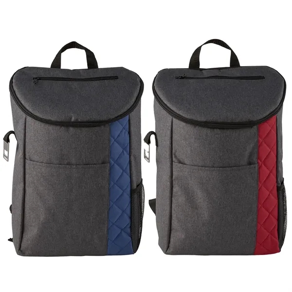 Insulated quilted cooler backpack plus 1 color silkscreen imprint on 1... from ASI 37218 Athena Promo (tm)