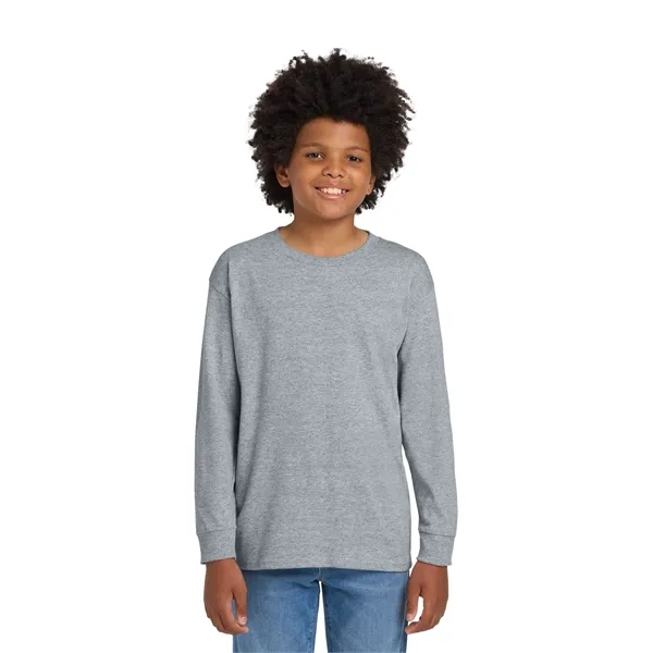 Gildan Youth Heavy Cotton 100% Cotton Long Sleeve T-Shirt.... from ASI 84863 SanMar