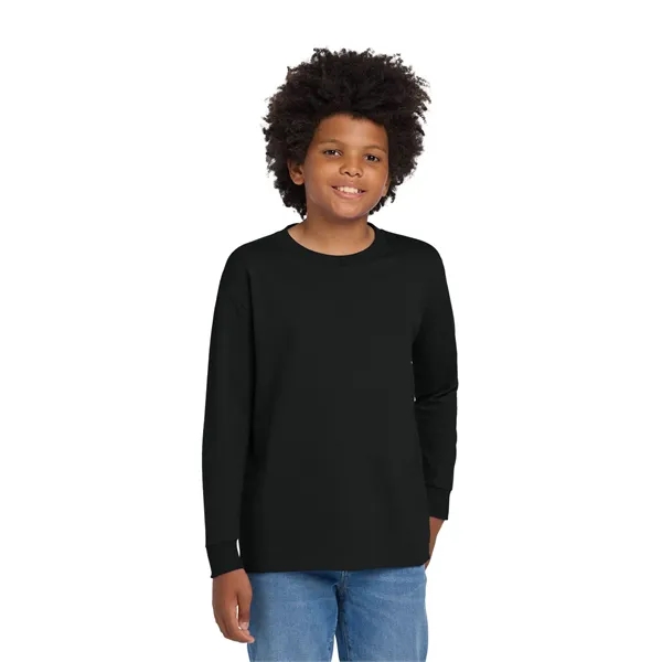 Gildan Youth Heavy Cotton 100% Cotton Long Sleeve T-Shirt.... from ASI 84863 SanMar