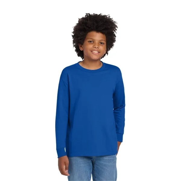 Gildan Youth Heavy Cotton 100% Cotton Long Sleeve T-Shirt.... from ASI 84863 SanMar