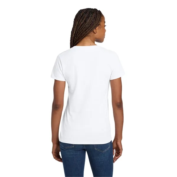 Gildan Ladies Heavy Cotton 100% Cotton V-Neck T-Shirt.... from ASI 84863 SanMar