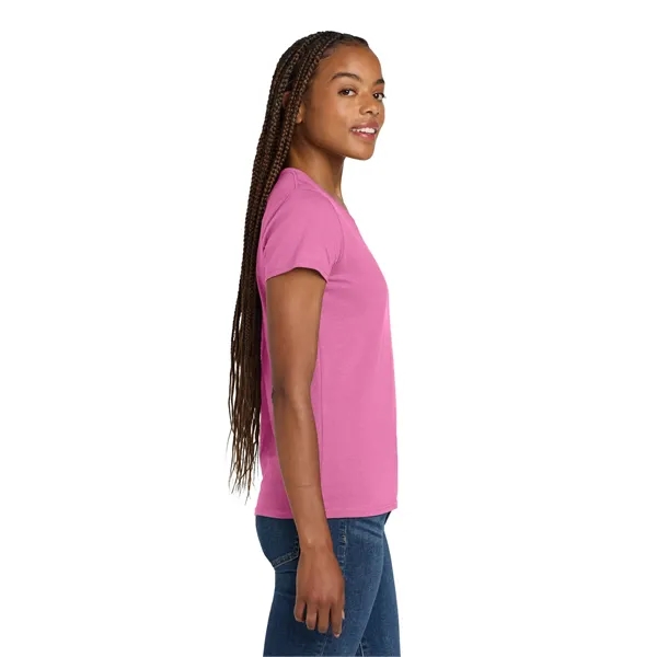 Gildan Ladies Heavy Cotton 100% Cotton V-Neck T-Shirt.... from ASI 84863 SanMar