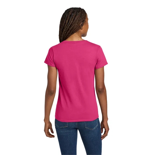 Gildan Ladies Heavy Cotton 100% Cotton V-Neck T-Shirt.... from ASI 84863 SanMar