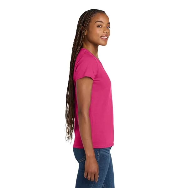 Gildan Ladies Heavy Cotton 100% Cotton V-Neck T-Shirt.... from ASI 84863 SanMar