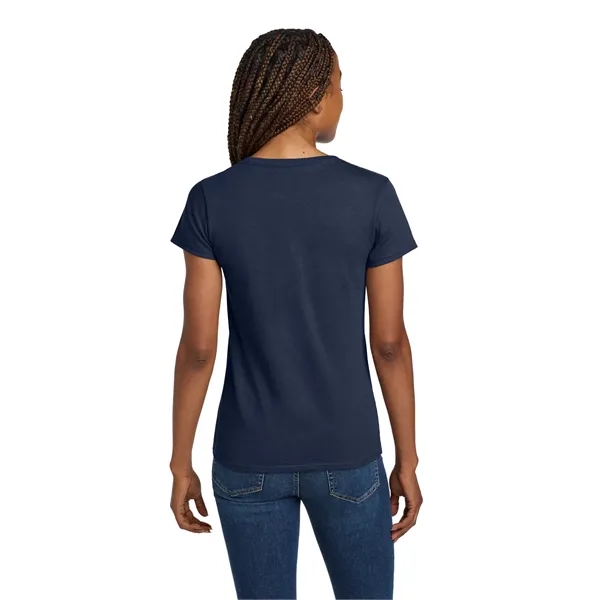 Gildan Ladies Heavy Cotton 100% Cotton V-Neck T-Shirt.... from ASI 84863 SanMar