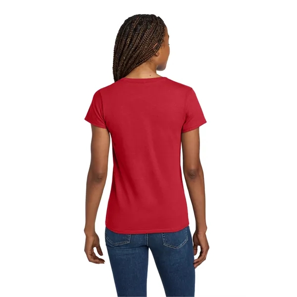 Gildan Ladies Heavy Cotton 100% Cotton V-Neck T-Shirt.... from ASI 84863 SanMar