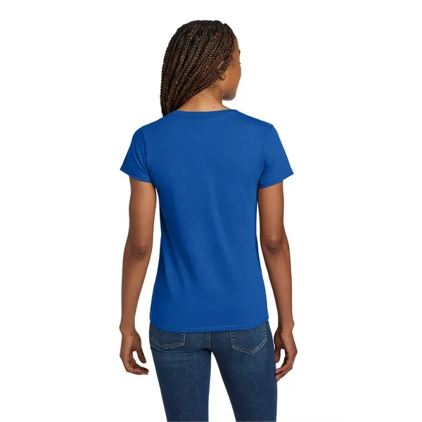Gildan Ladies Heavy Cotton 100% Cotton V-Neck T-Shirt.... from ASI 84863 SanMar