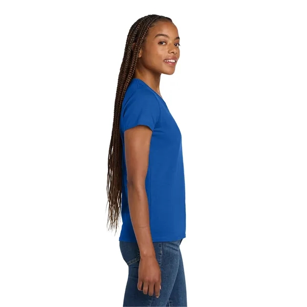 Gildan Ladies Heavy Cotton 100% Cotton V-Neck T-Shirt.... from ASI 84863 SanMar