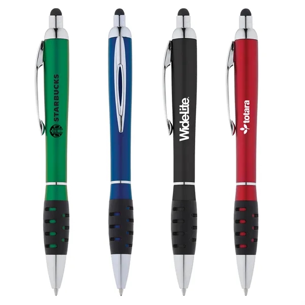 Marquis Click-Action Stylus Ballpoint w/ Backlit Logo... from ASI 46755 Cosmo Promos