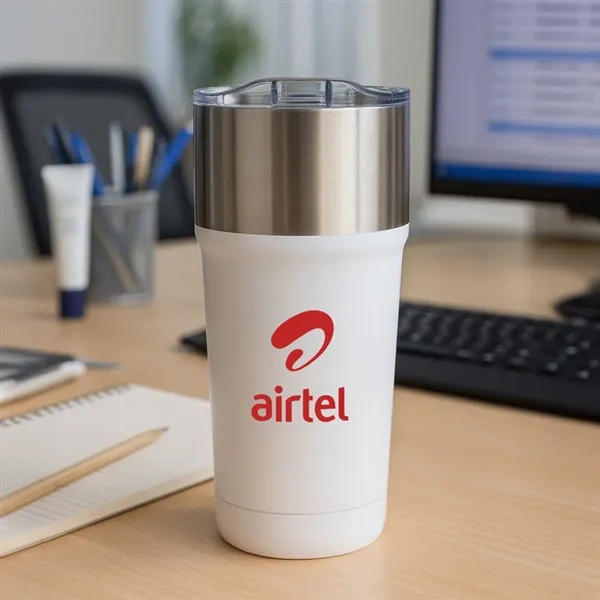 The 20oz Hallein Tumbler combines sleek design with lasting durability.... from ASI 84592 St Regis Group