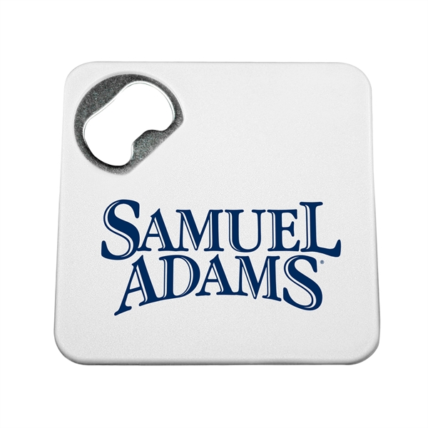 3.23" x 3.23" x .47" square coaster with foam padded bottom... from ASI 90807 Tekweld