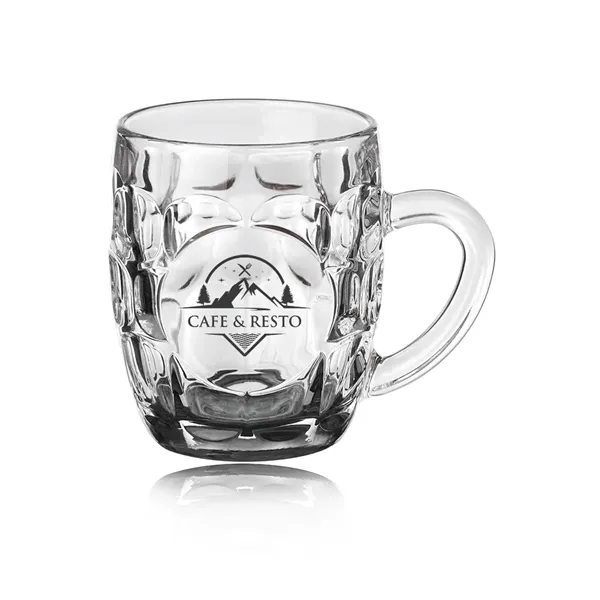 10 oz. glass beer mug with wide round imprint area.... from ASI 39552 BEL Promo