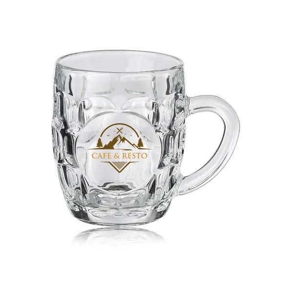 10 oz. glass beer mug with wide round imprint area.... from ASI 39552 BEL Promo