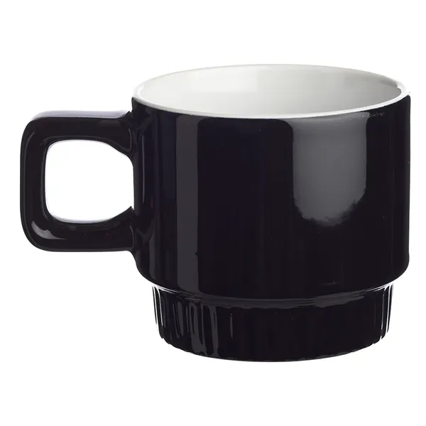 10 oz. stackable ceramic mug with color exterior, white glossy interior... from ASI 39552 BEL Promo