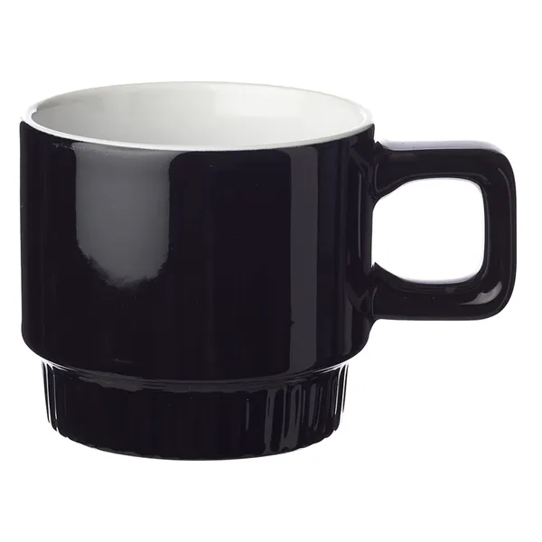 10 oz. stackable ceramic mug with color exterior, white glossy interior... from ASI 39552 BEL Promo
