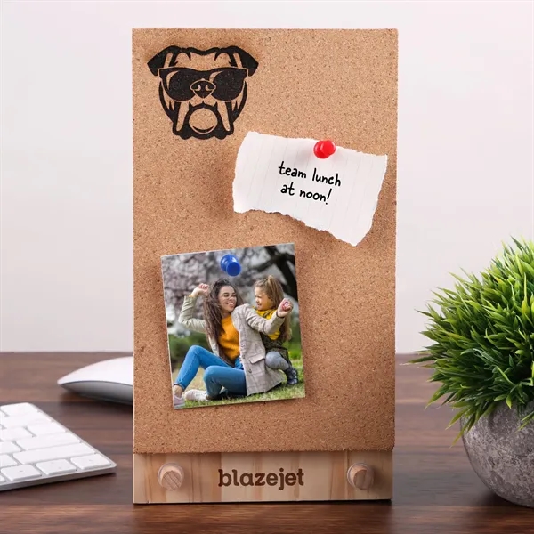 Customized Wood Collector Board to display your pins or other promo... from ASI 61966 HPG / BCG Creations