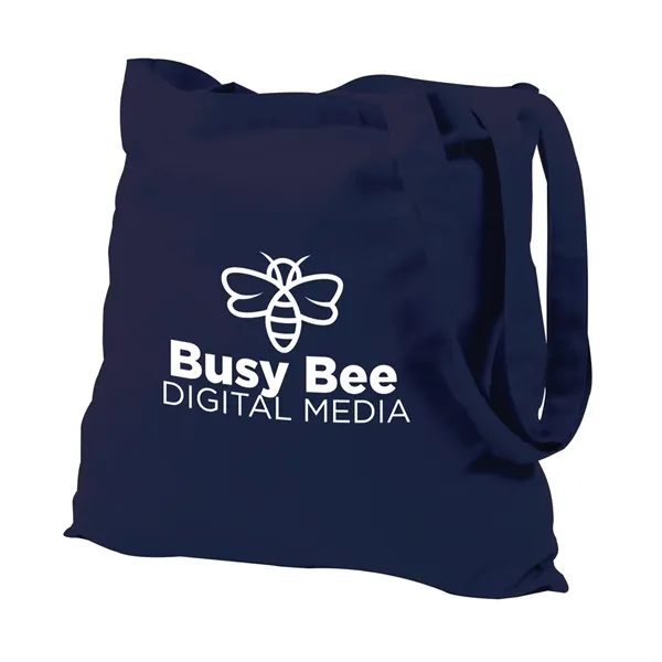 All-natural cotton canvas tote bag with matching drop handles that measures... from ASI 79530 Prime Line