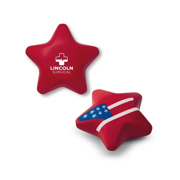 USA Patriotic Star Shape Stress Ball... from ASI 79530 Prime Line