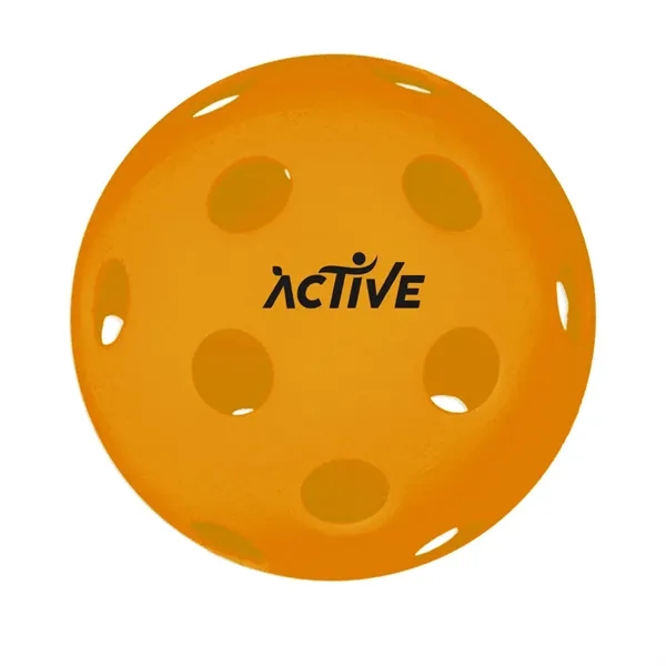 26-hole pickleball designed for indoor use.... from ASI 63549 Jornik Manufacturing Corp