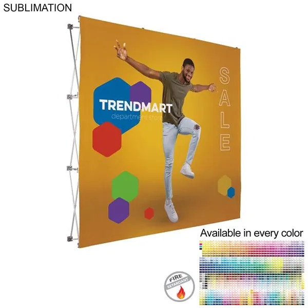 7.5' Straight Wall Full Height Tension Fabric Pop-up Display Kit with... from ASI 53509 FIEL-Fairdeal Import & Export / FIEL