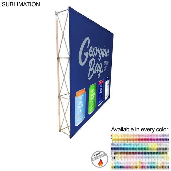 Tradeshow booth package Ultra, 7.5' Straight Fabric Wall Display and Premium... from ASI 53509 FIEL-Fairdeal Import & Export / FIEL