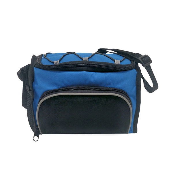 600D Polyester cooler bag with adjustable carry starp and mesh pocket... from ASI 41511 Brainchild USA Inc / BrainChild Gift Club