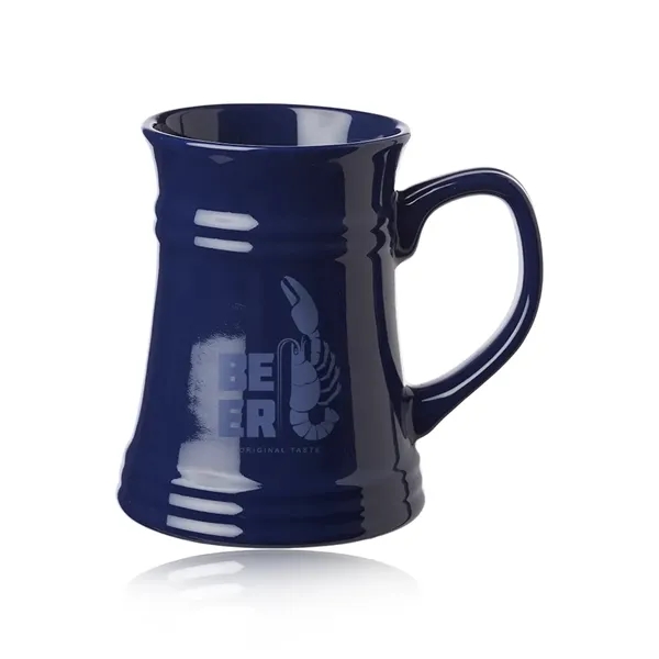 17 oz. tankard beer mug made of natural coated stoneware.... from ASI 39552 BEL Promo