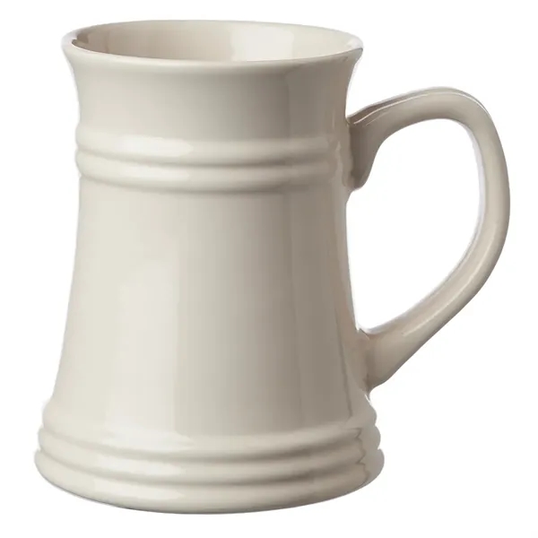 17 oz. tankard beer mug made of natural coated stoneware.... from ASI 39552 BEL Promo