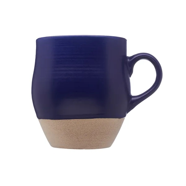 16 oz. ceramic mug with pottery like finish and artisan bottom... from ASI 37218 Athena Promo (tm)