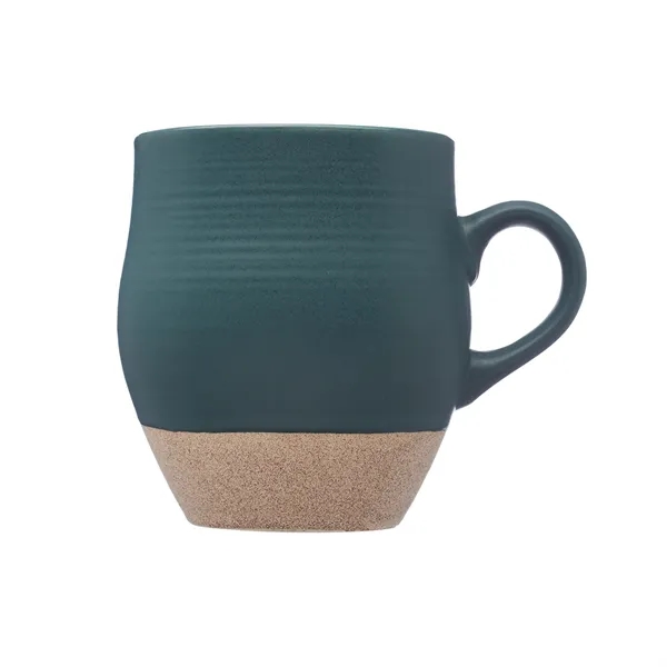 16 oz. ceramic mug with pottery like finish and artisan bottom... from ASI 37218 Athena Promo (tm)