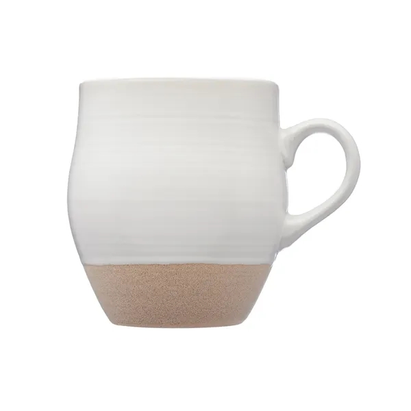 16 oz. ceramic mug with pottery like finish and artisan bottom... from ASI 37218 Athena Promo (tm)