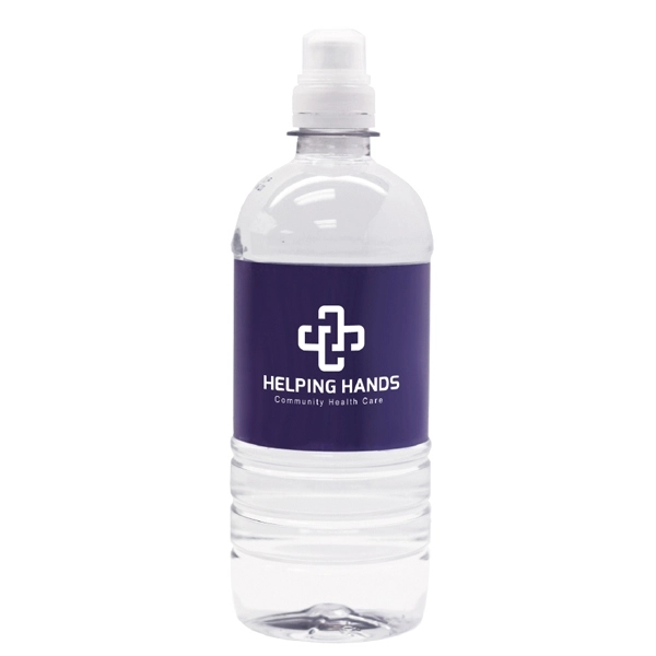 Bottled 100% mountain spring water, 20 fluid ounces with sport cap.... from ASI 71350 Mineral Springs Bottling Co / Custom Labeled Bottled Water Mineral Springs